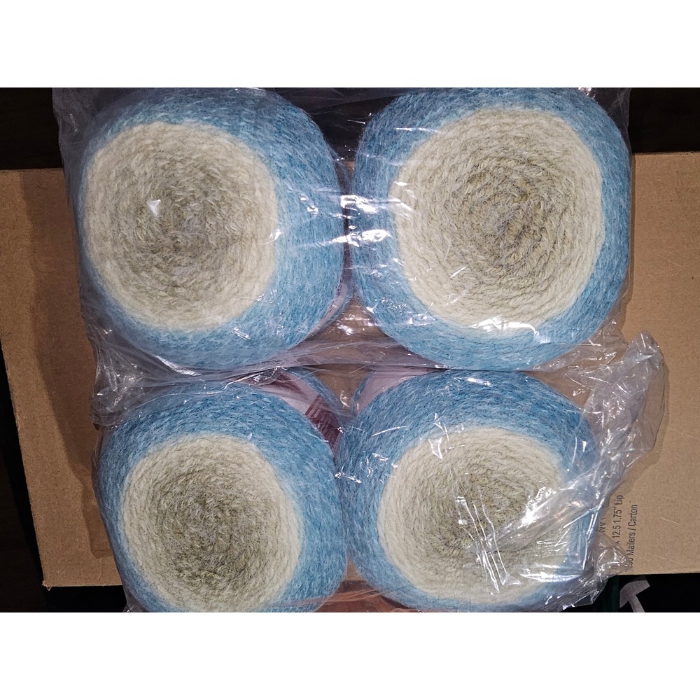 Caron Colorama Halo Yarn Lot 4 Skeins
